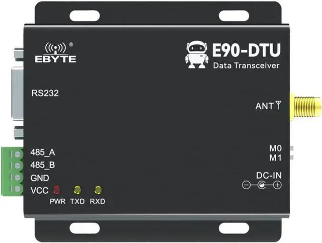 LoRa 433MHz Wireless Transceiver Receiver RS232 RS485 30dbm TCXO E90-DTU(433L30)-V8 Long Range 8km PLC Radio Modem LoRa