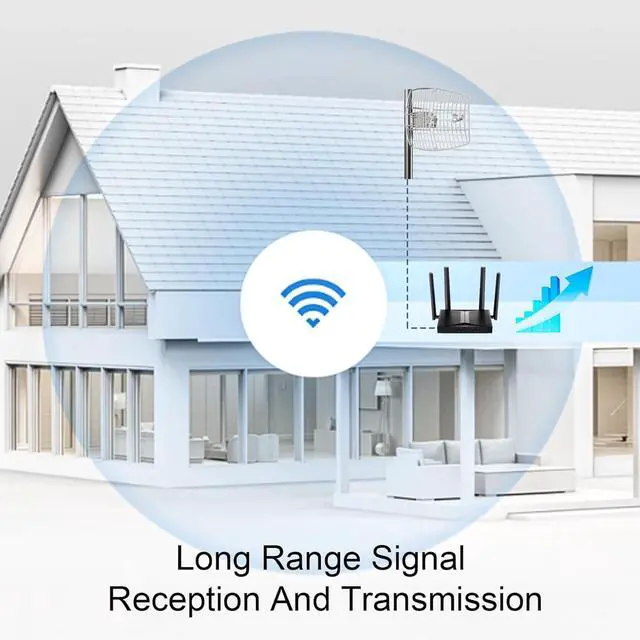 5.8GHz 5GHz 24dBi High-Gain WiFi Outdoor Directional Dish Antenna (5150-5850 MHz) N-Type Female Grid Parabolic - Image 4