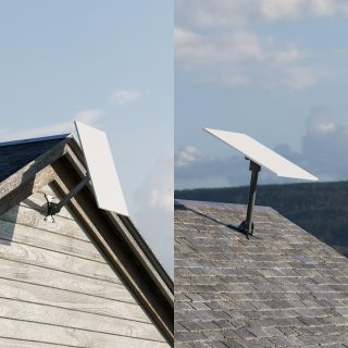 GEN3-DM1-PRM2 Starlink Gen 3 Adjustable
Ridge Roof Mount Kit with Pipe Adapter and Pole | Kenya
