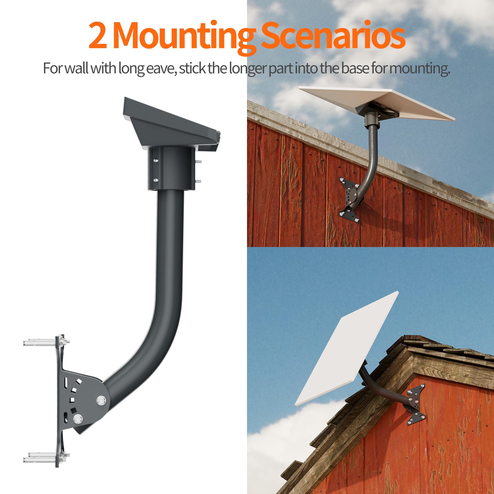 GEN3-DM1-WM1 Starlink Gen 3 Wall and Roof
Mount Kit with Pipe Adapter and Pole | Kenya - Image 2