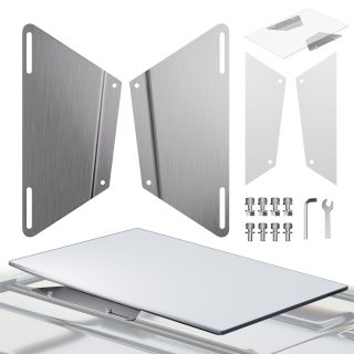 GEN3P-BR1 Starlink Flat High Performance
  (Gen 3) Roof Rack Mount Stainless Steel Bracket for Vehicle Crossbars | Kenya
