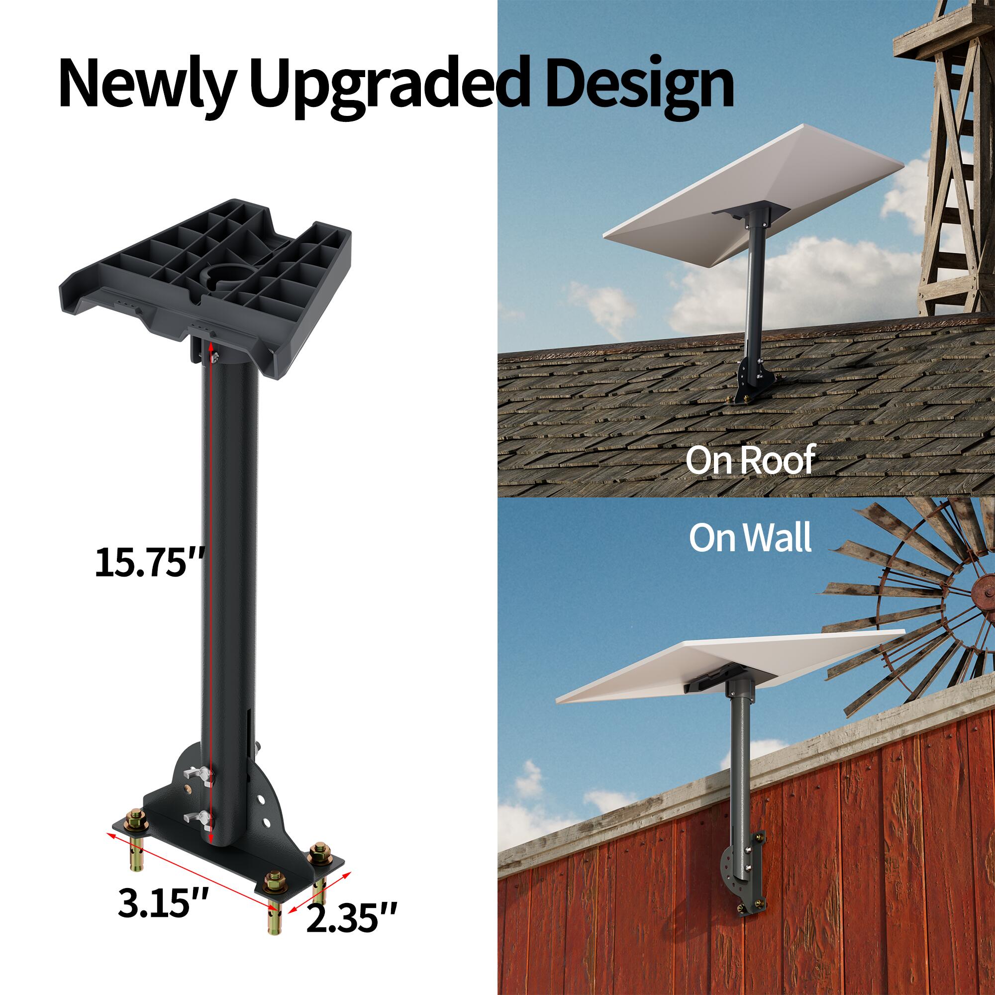 Starlink Gen 3 Roof Mount Kit with Pipe
Adapter and Pole Mount Bracket | Kenya - Image 2