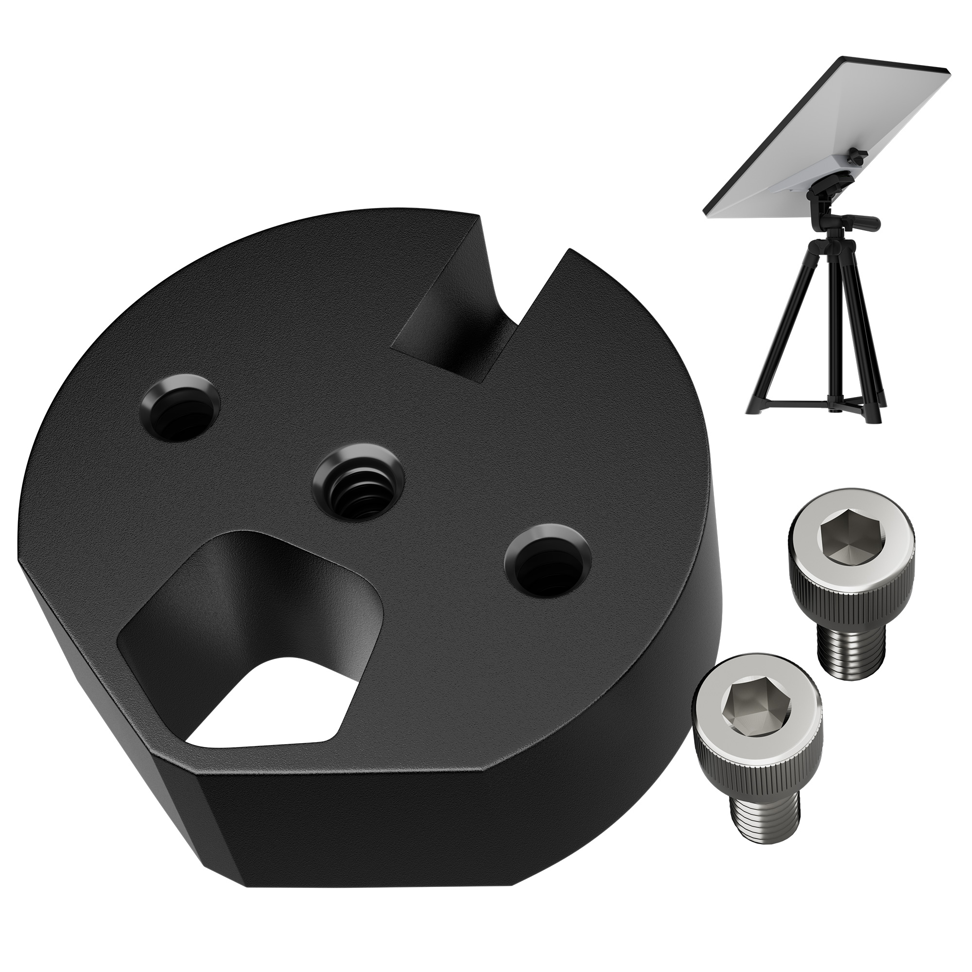 MINI-BA3 Black Aluminum Alloy Starlink
Mini Tripod Adapter with 1/4?-20 Thread Fits Original Pipe Adapter | Kenya