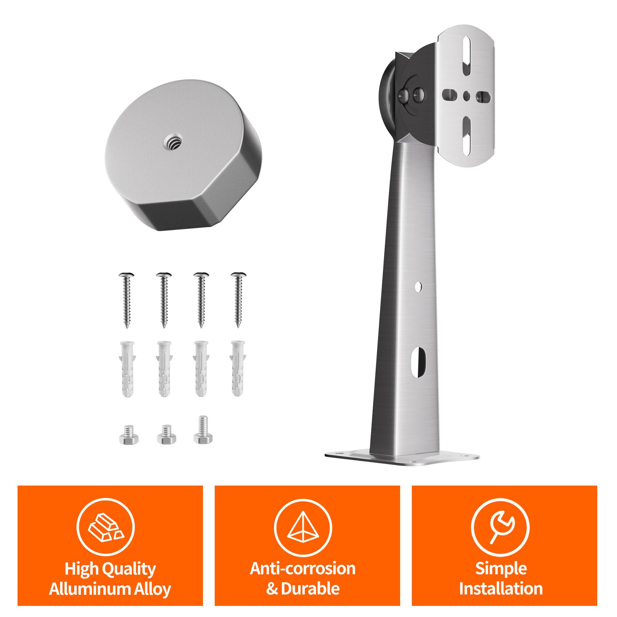 MINI-BR1 Starlink Mini Stainless Steel
Adjustable Wall Mount Bracket with Tripod Adapter | Kenya - Image 2