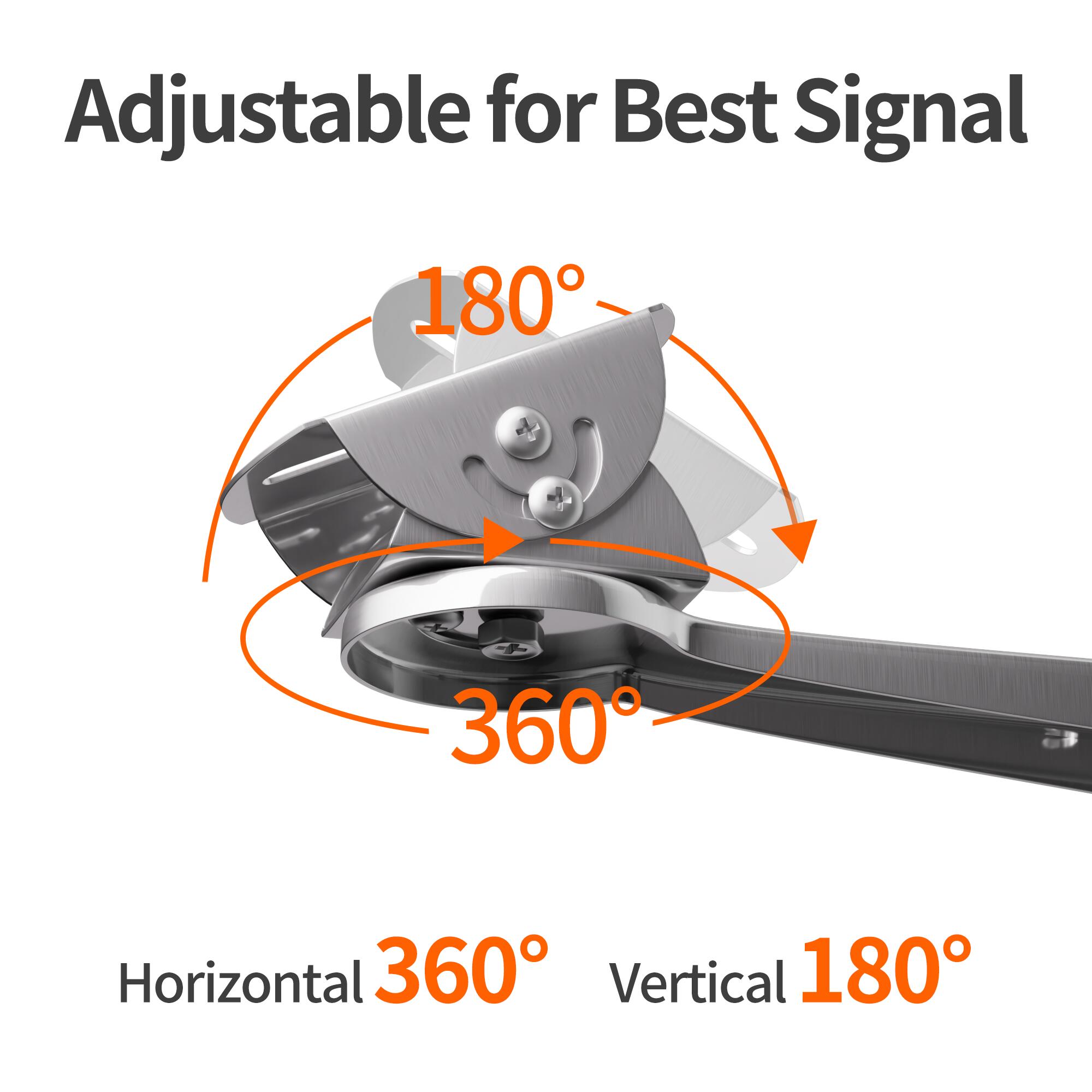 MINI-BR1 Starlink Mini Stainless Steel
Adjustable Wall Mount Bracket with Tripod Adapter | Kenya - Image 3