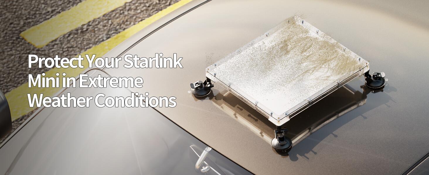 MINI-BR11 Starlink MINI Hard Shell
Protective Cover with Suction Cup Mount for Car Window | Kenya - Image 6