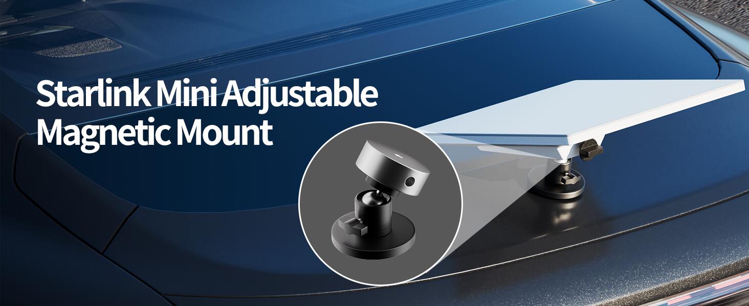 MINI-BR12 360° Adjustment Starlink Mini
Magnetic Roof Mount with Mount Adapter | Kenya - Image 6