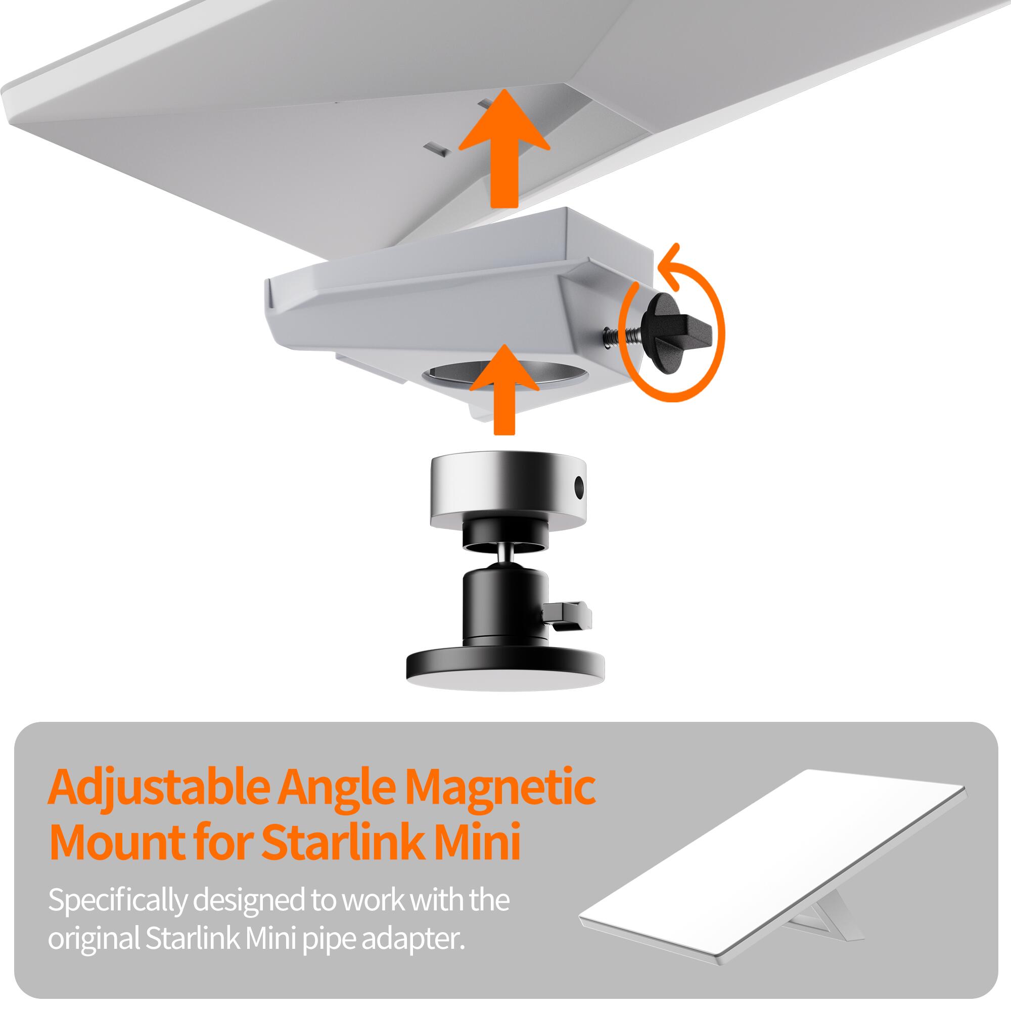MINI-BR12 360° Adjustment Starlink Mini
Magnetic Roof Mount with Mount Adapter | Kenya - Image 5
