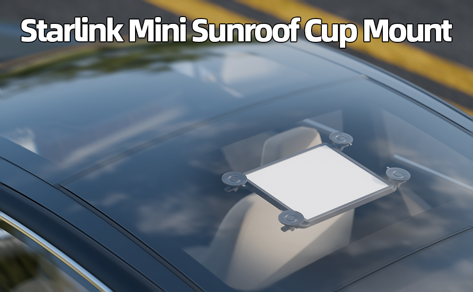 MINI-BR16 Starlink Mini Car Mount with
Protective Silicone Case and Suction Cup | Kenya - Image 5