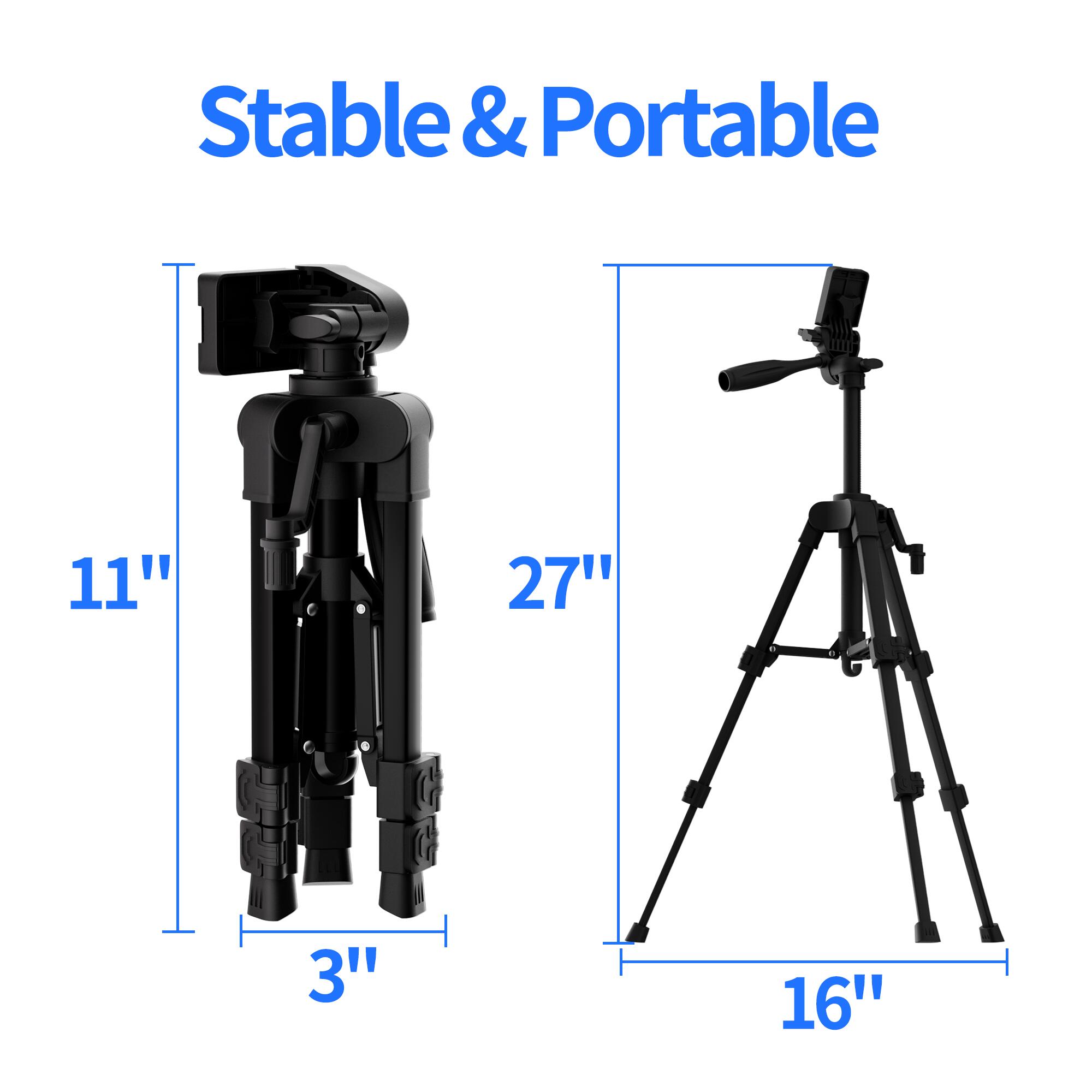 MINI-BR6 Starlink Mini Portable
Extendable Tripod with 1/4 Inch Nut Tripod Adapter – 11? to 27? | Kenya - Image 2
