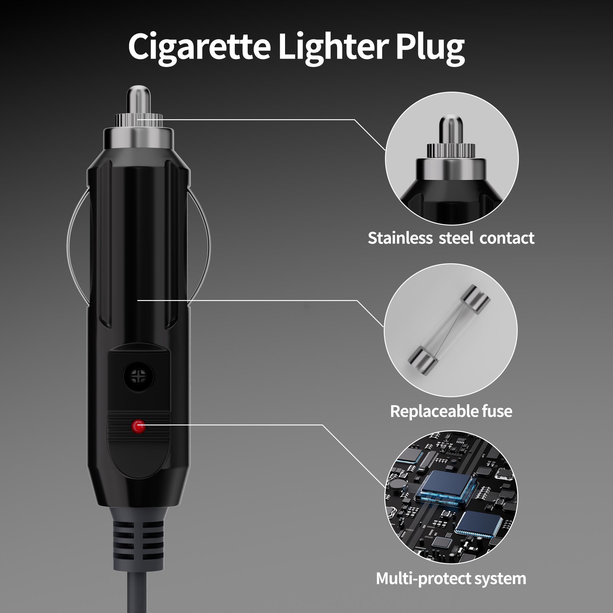 Starlink Mini DC to Car Charger Cable
with 15A Fuse – 9.84FT/ 3M | Kenya - Image 2
