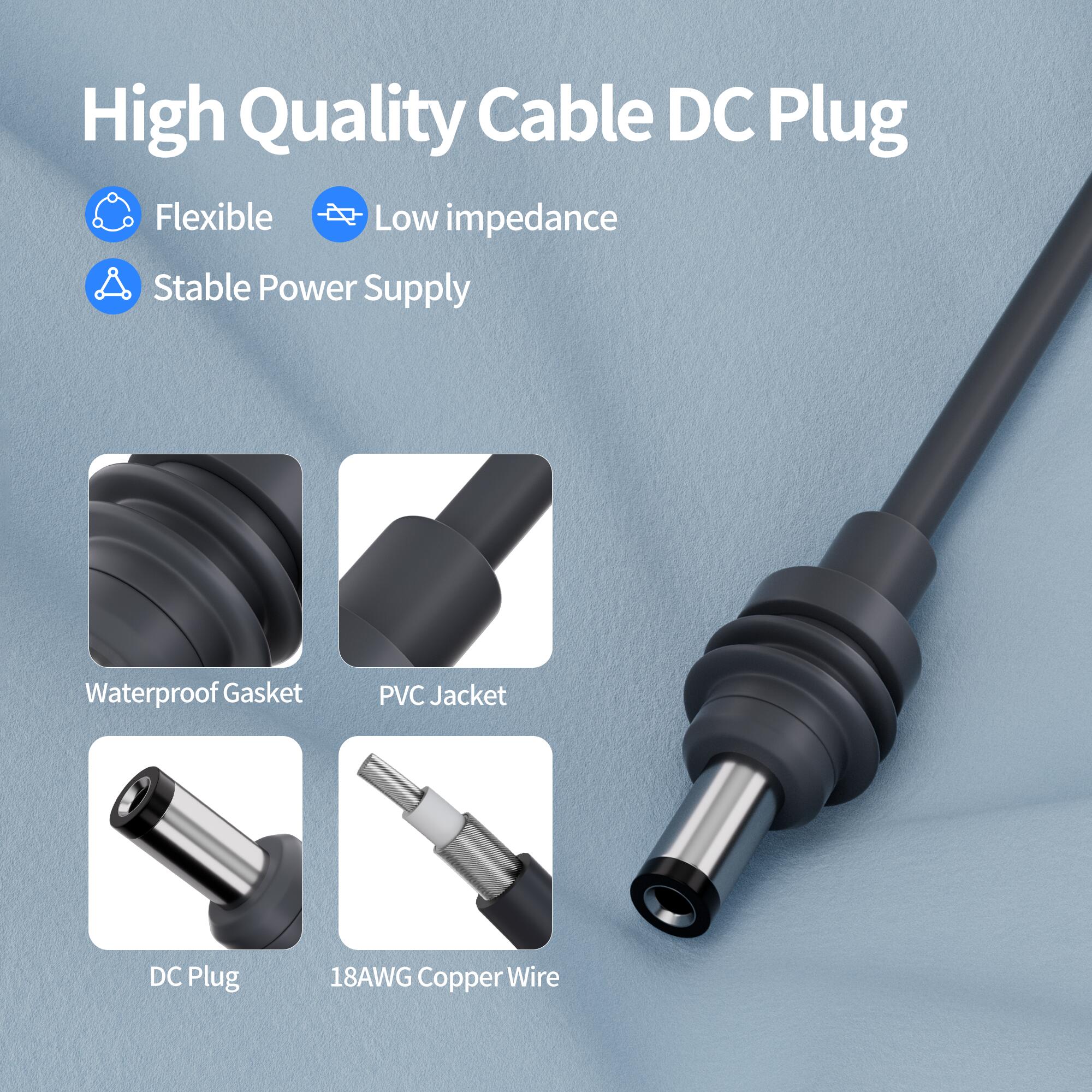 Starlink Mini DC to Car Charger Cable
with 15A Fuse – 9.84FT/ 3M | Kenya - Image 3