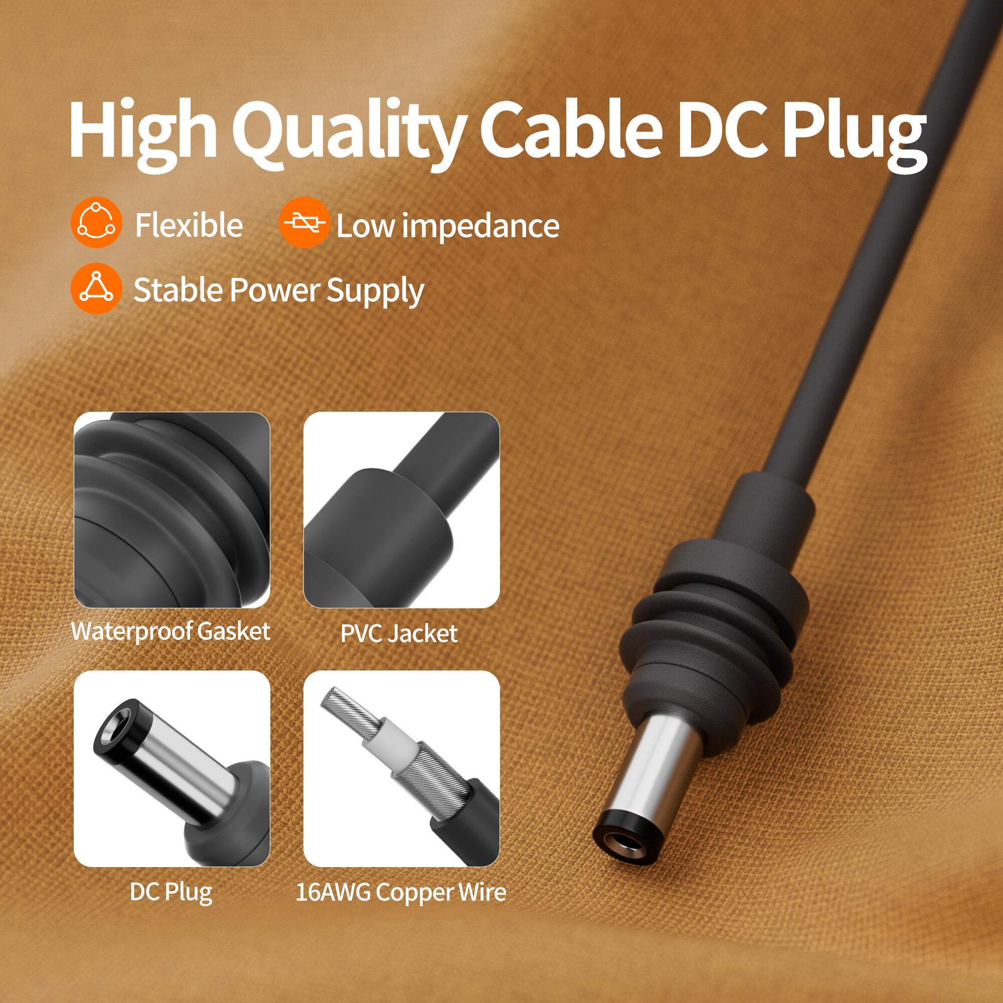 MINI-DC-CIG3 Starlink Mini 12V-48V Heavy
Duty Car Charger to DC Power Cord – 9.84FT/3M | Kenya - Image 3