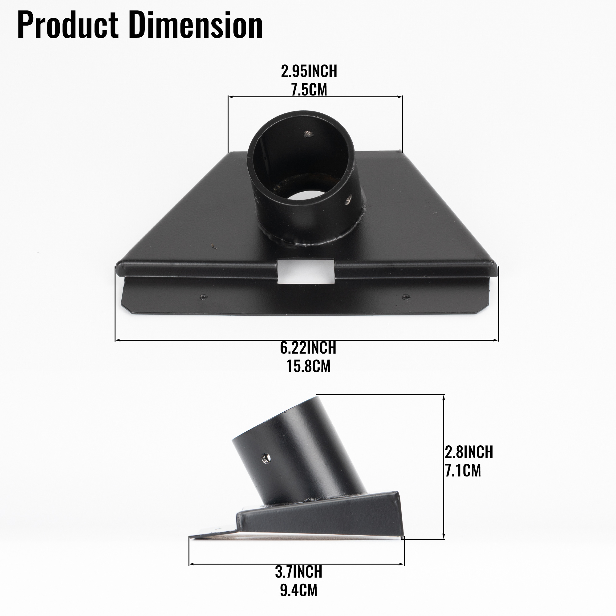 MINI-DM2 Starlink Mini Metal Pipe Adapter
Pole Mount for Up to 1.54? Poles | Kenya - Image 2