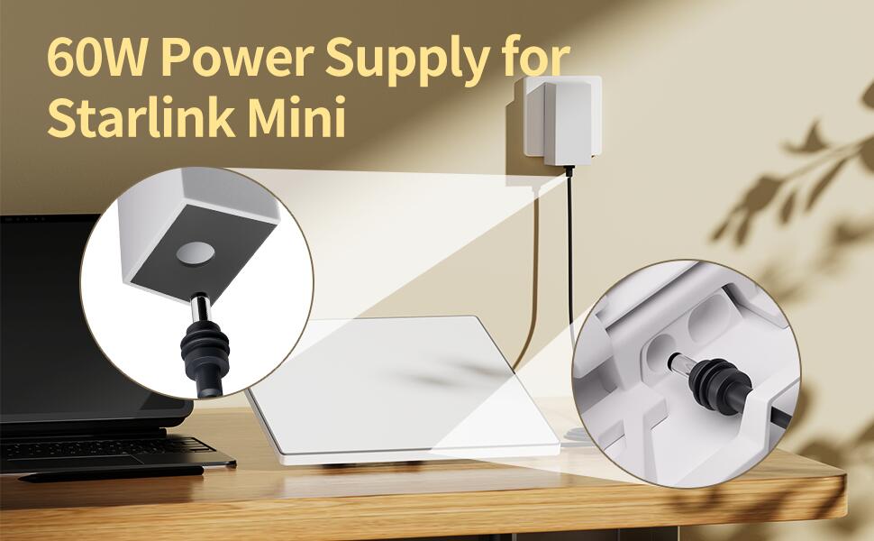 MINI-POW1 Starlink Mini Power Supply
Adapter with 60W AC 100-240V Global Voltage | Kenya - Image 6
