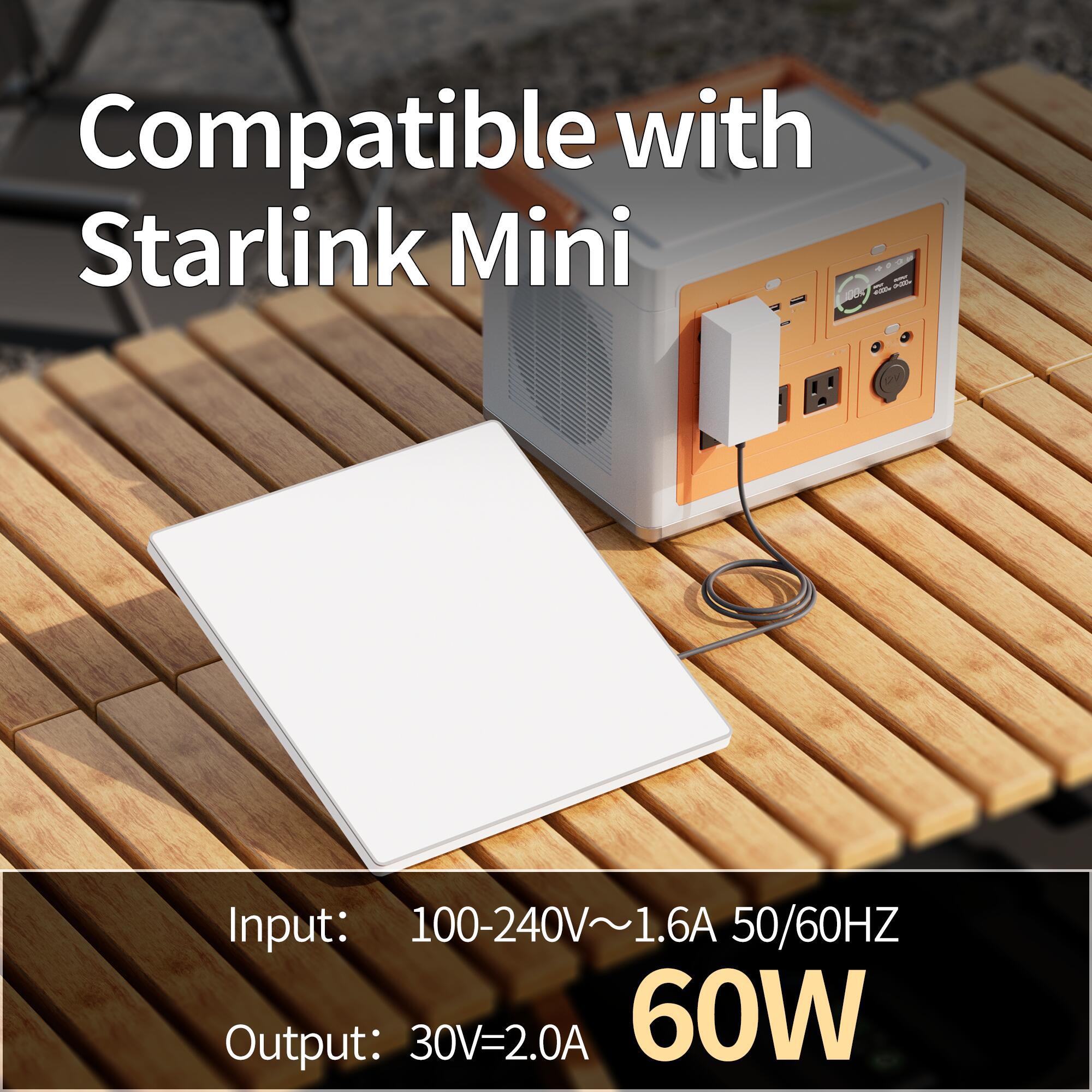 MINI-POW1 Starlink Mini Power Supply
Adapter with 60W AC 100-240V Global Voltage | Kenya - Image 3