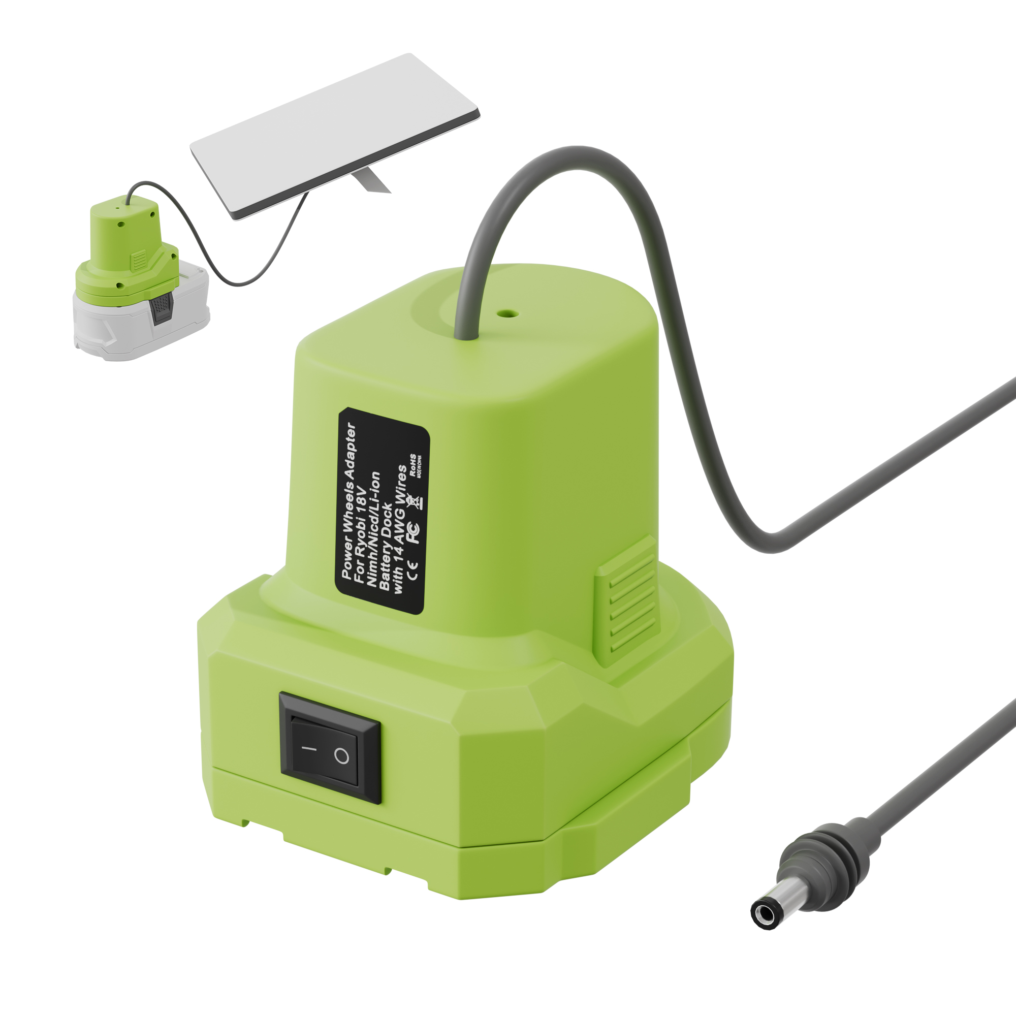 RYB-W1+DC2.1-1M Starlink Mini DC Power
Cable with Ryobi 18V Battery Adapter – 3.28FT/1M | Kenya
