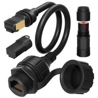 Starlink Gen 3/Mini SPX Plug to RJ45
Coupler Waterproof Ethernet Adapter Kit | Kenya