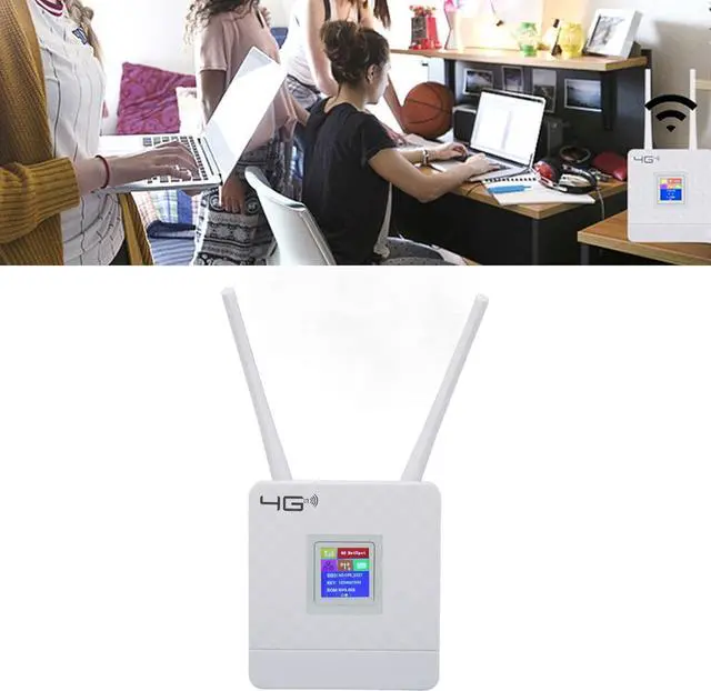 4G LTE Modem Router with SIM Card Slot, Dual External Antennas, Office/Home/Travel Router - Image 4