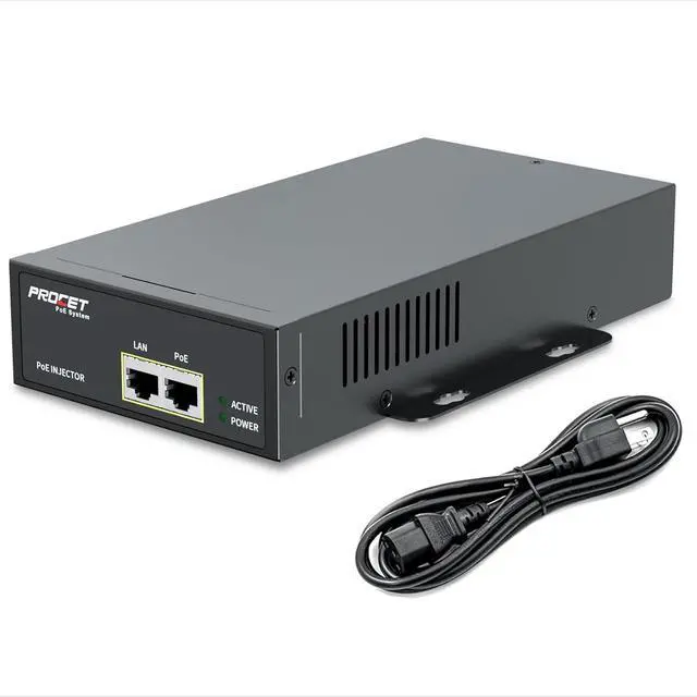 Starlink Gen 3 PoE Injector Gigabit, 3 in 1 Starlink Ethernet Adapter Gen 3 with 6KV (10/700us) Surge Protection, 100-240Vac Input & 150W 55V Output for Starlink V3, PT-PSE109GXRN