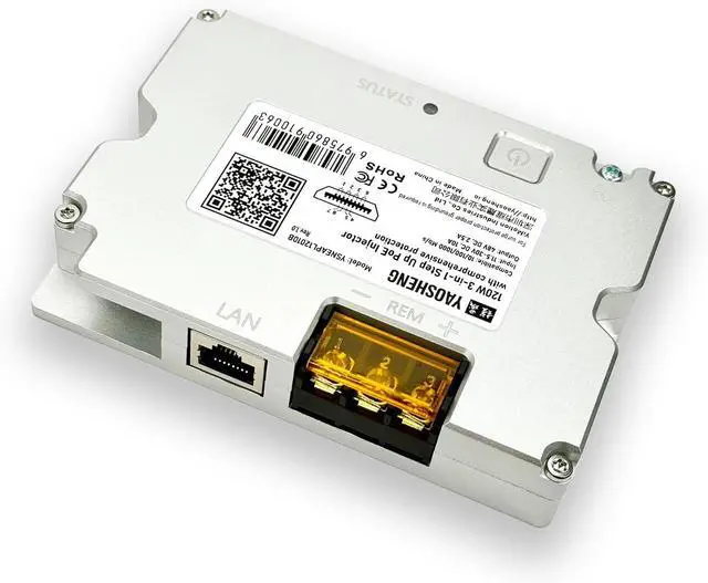 120W 3-in-1 Step Up PoE Injector with Comprehensive Protection for Standard Actuated Starlink - Image 5