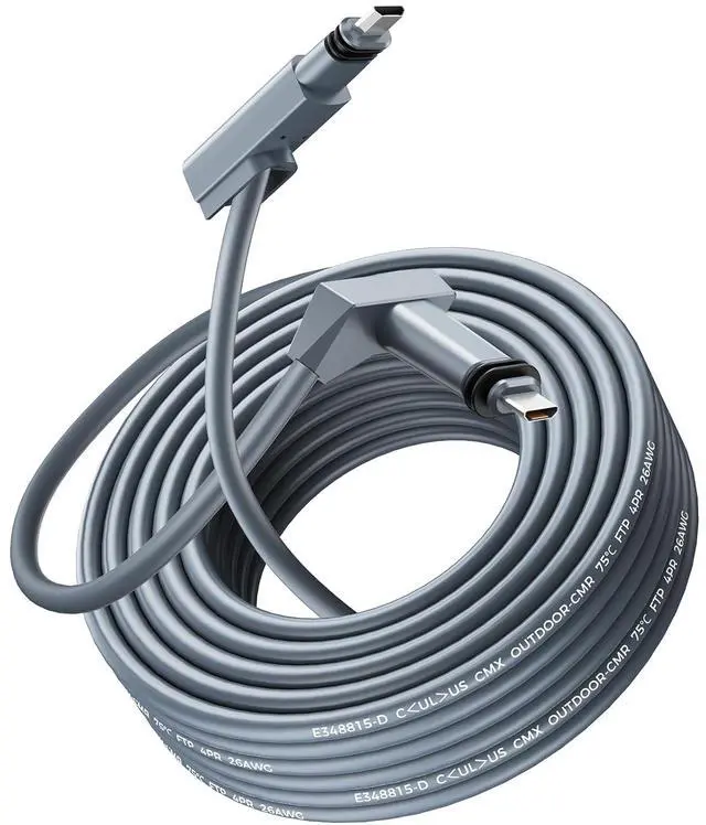 Starlink Gen 2 Cable 150FT, ONLY for Gen 2 Rectangular Dish, Waterproof Replacement Cord for Starlink Gen 2 Standard Actuated Kit, High-Speed PoE Cable, NOT for Gen 3/Mini/Round Dish