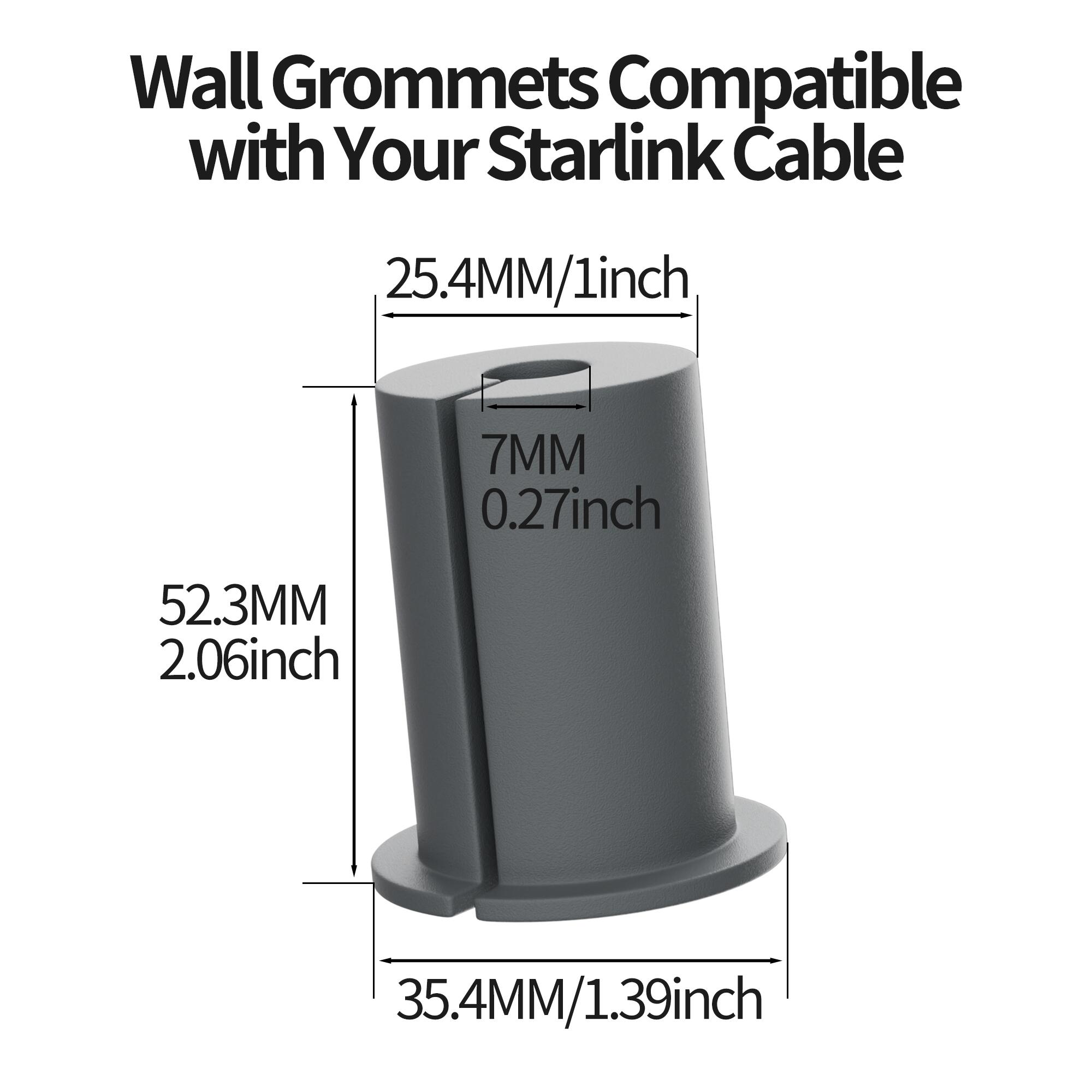 WG-25-KIT Starlink Cable Routing Kit for
Gen 2/3 & Mini | Complete Wall Pass-Through with Drill Bits, Grommets,
Clips & Sealant | Kenya - Image 3